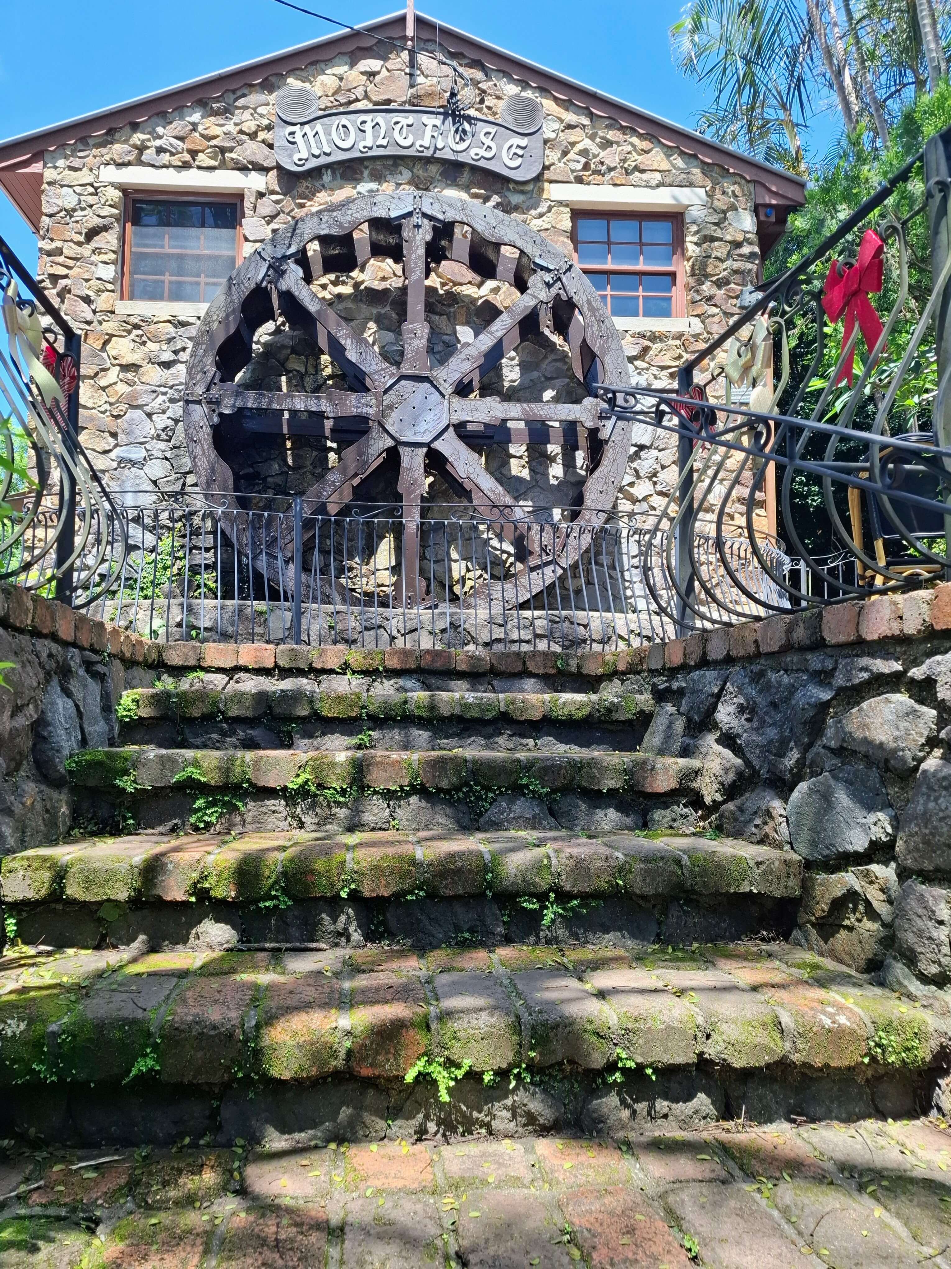 Montville Water Wheel and steps