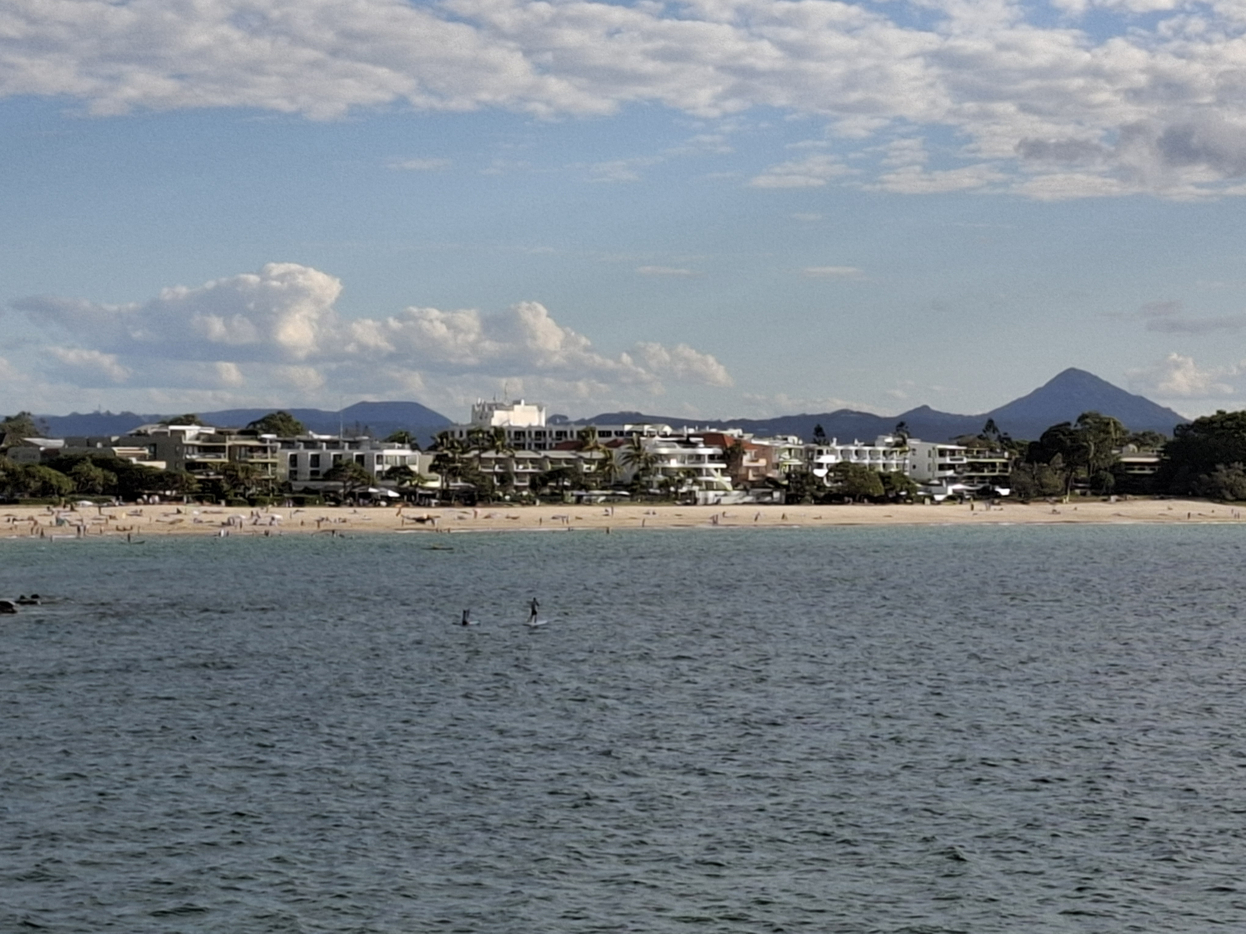 view-across-water-to-noosa-town-beach view-across-water-to-noosa-town-beach
